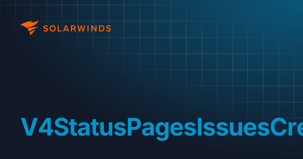 V4StatusPagesIssuesCreateIssueRequestIssue | Go SDK | Incident Response ...